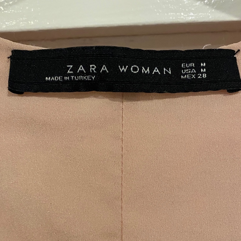 Zara Pink Lace Mini Dress - Picture 4 of 8